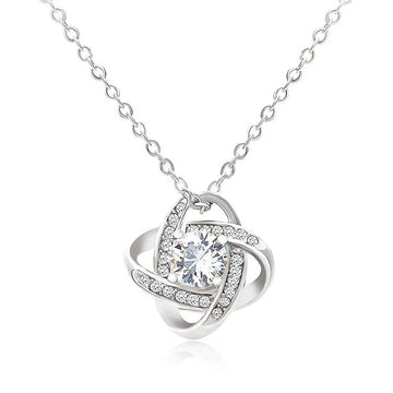 For Daughter - S925 I Am Always With You Knot Necklace
