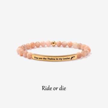 For Friend - Ride or Die Bead Bracelet