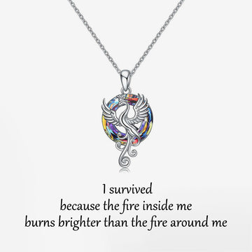S925 Rise From The Ashes Phoenix Necklace