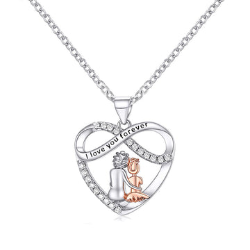 For Daughter - S925 You're My Life's Most Beautiful Chapter Infinity Heart Necklace