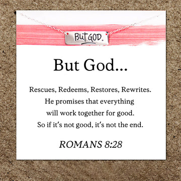 For Anyone - So If It's Not Good, It's Not The End But God Bar Necklace