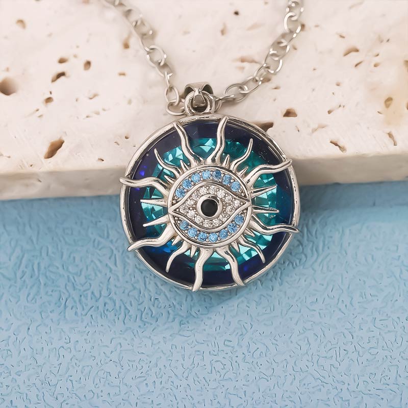 S925 May You Always be Protected Evil Eye Necklace