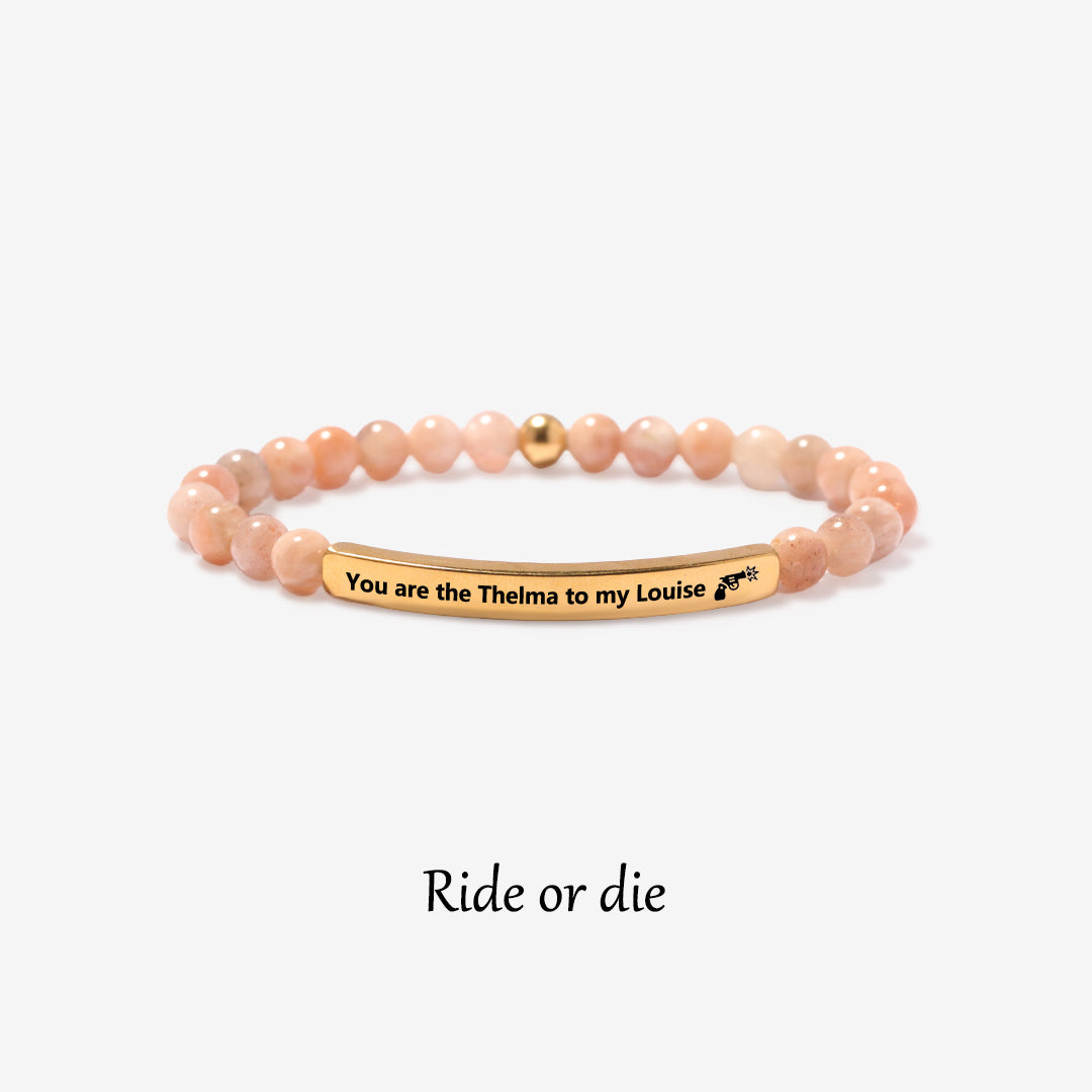 For Friend - Ride or Die Bead Bracelet