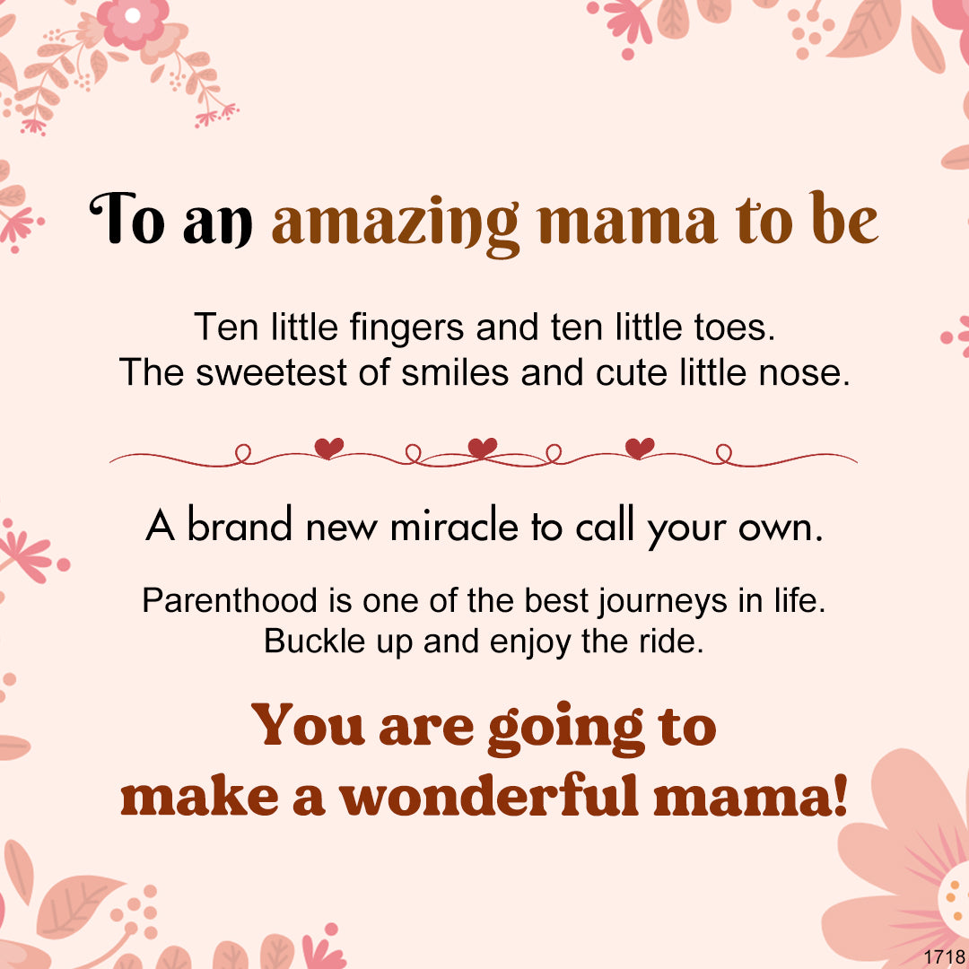 For Mother - S925 Mama to Be Palm and Foot Ring