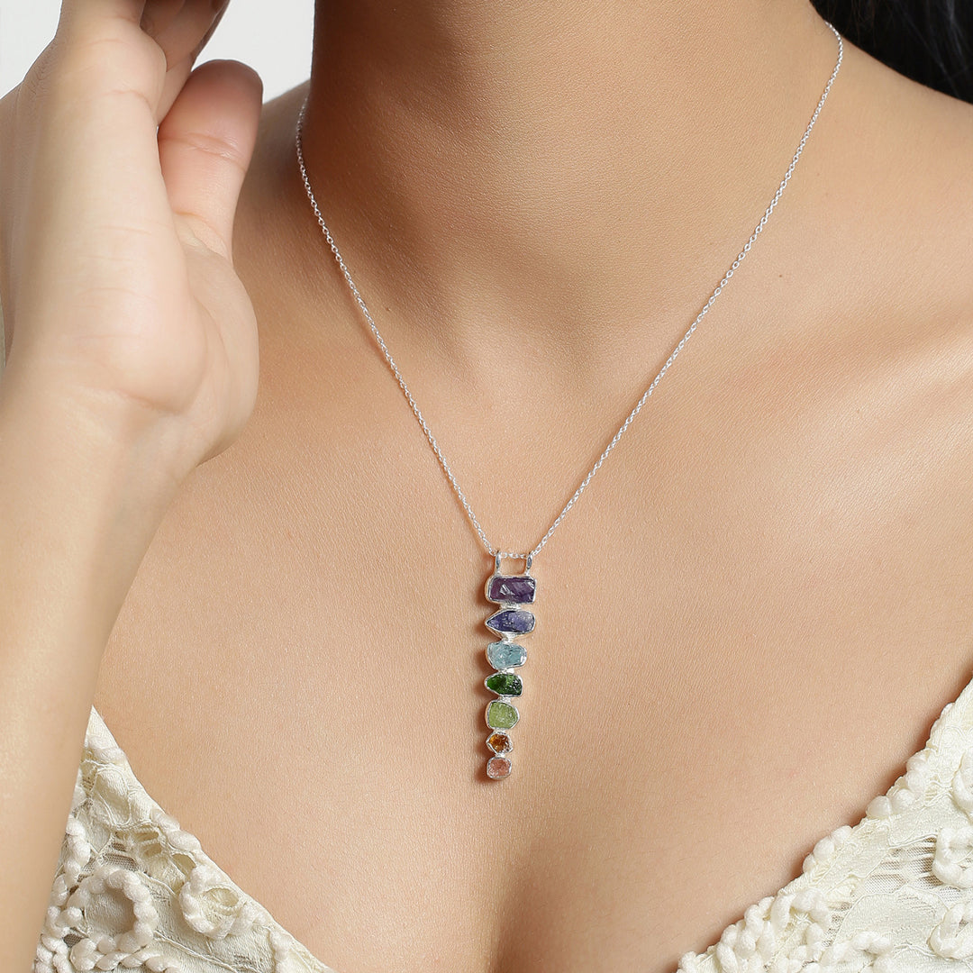 Breathe in Breathe out Move on Necklace