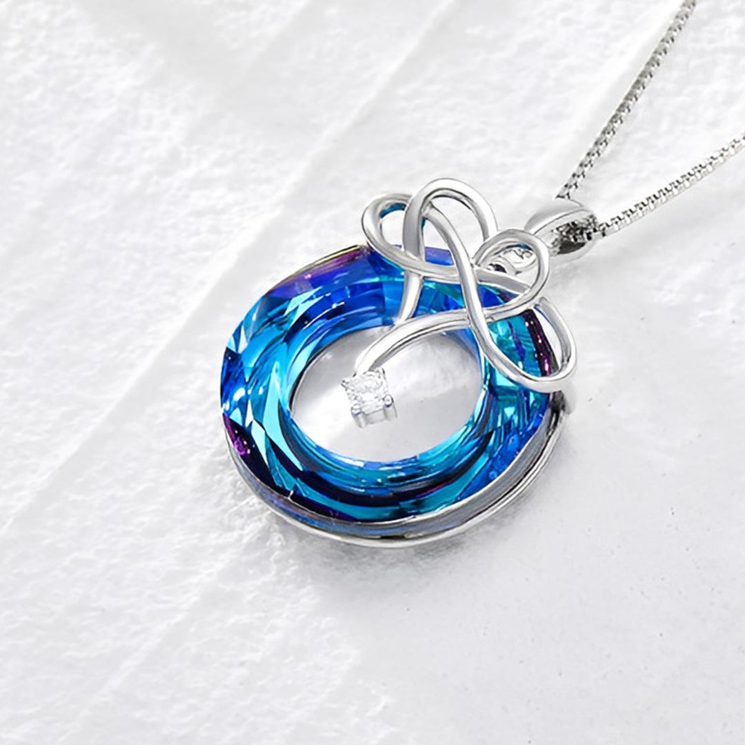 For Bonus Daughter-S925 Love You With All My Heart Necklace