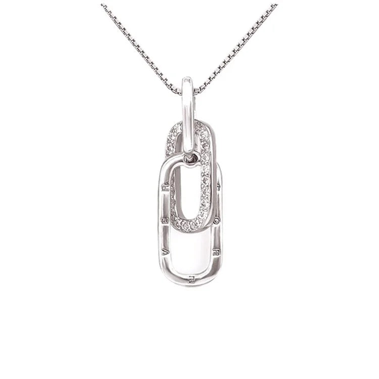 For Friend - S925 Someone Who Will Be There No Matter What Interlocking Circle Necklace