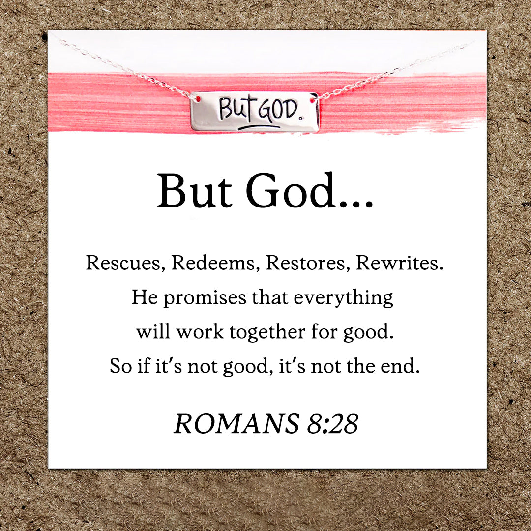 For Anyone - So If It's Not Good, It's Not The End But God Bar Necklace