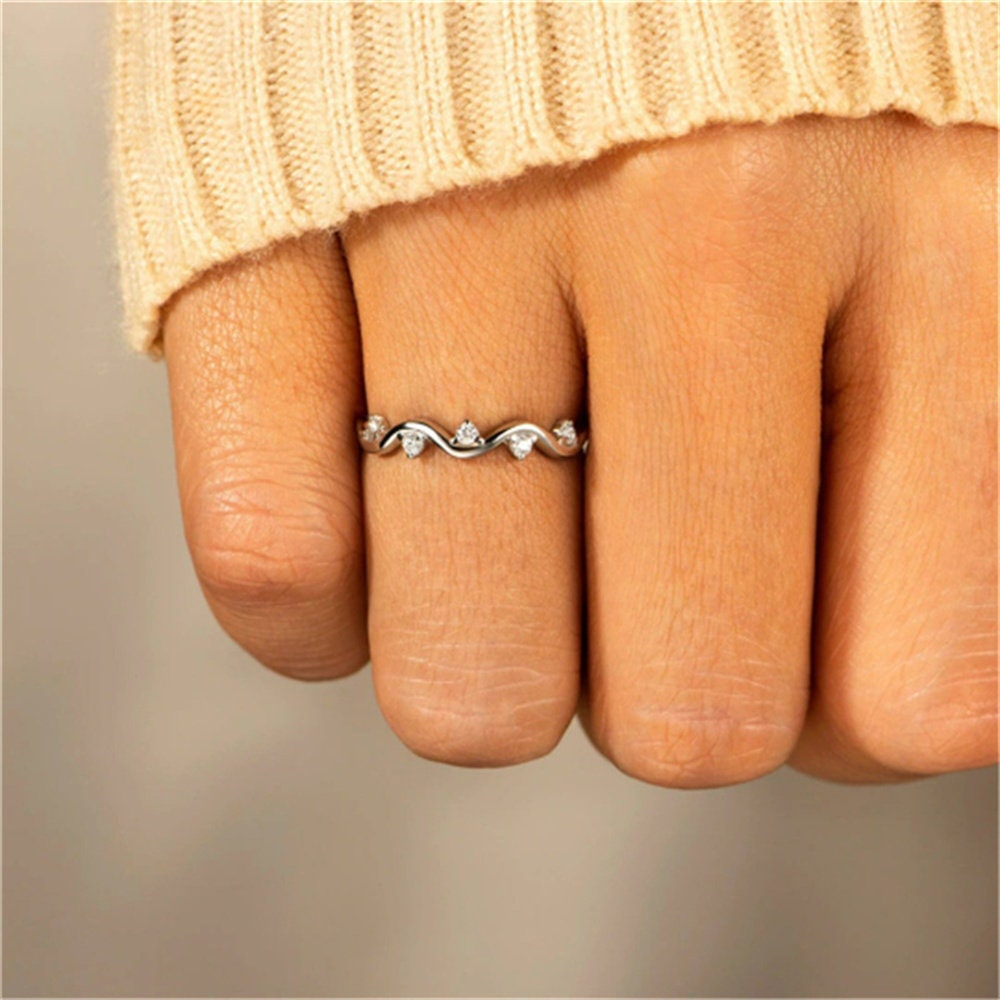 For Self - S925 Survived Too Many Storms Raindrop Ring
